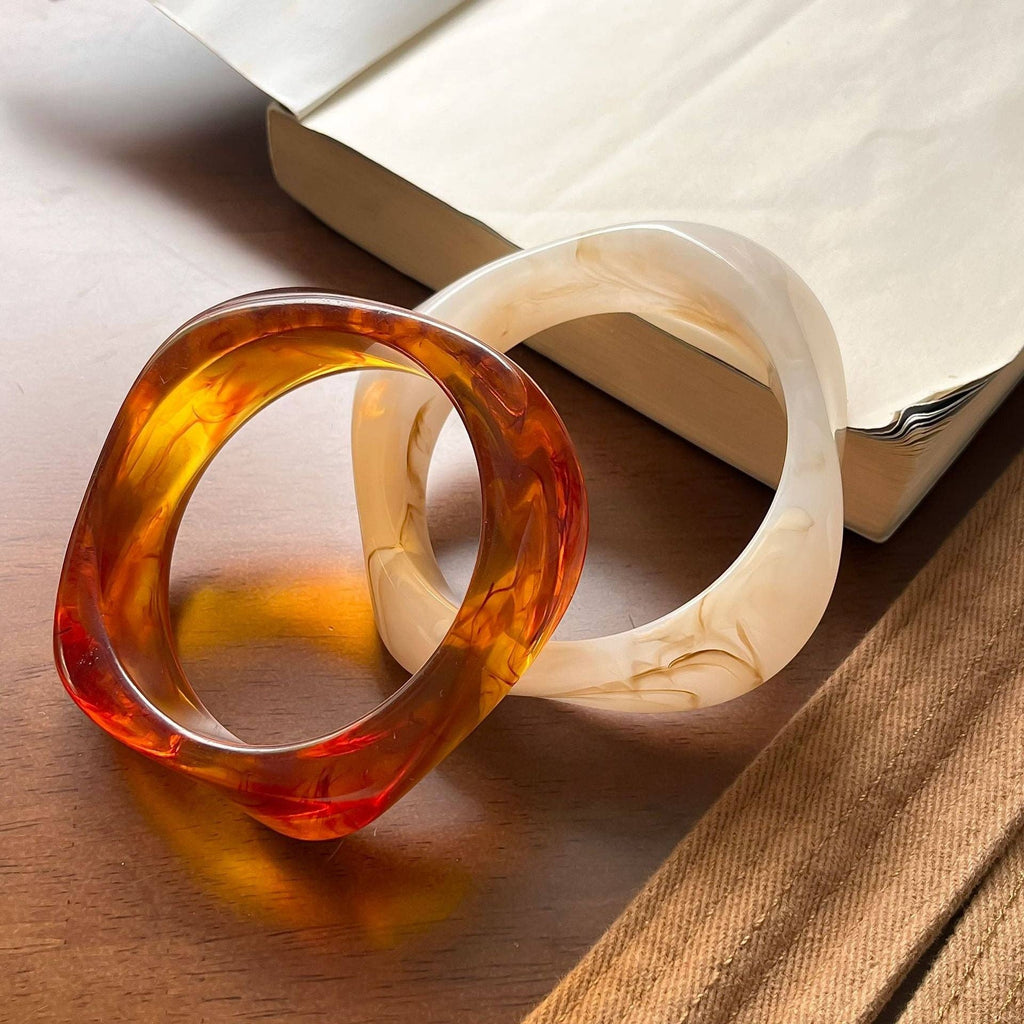 Geometric Polygon Irregular Acrylic Bracelets DP25B568