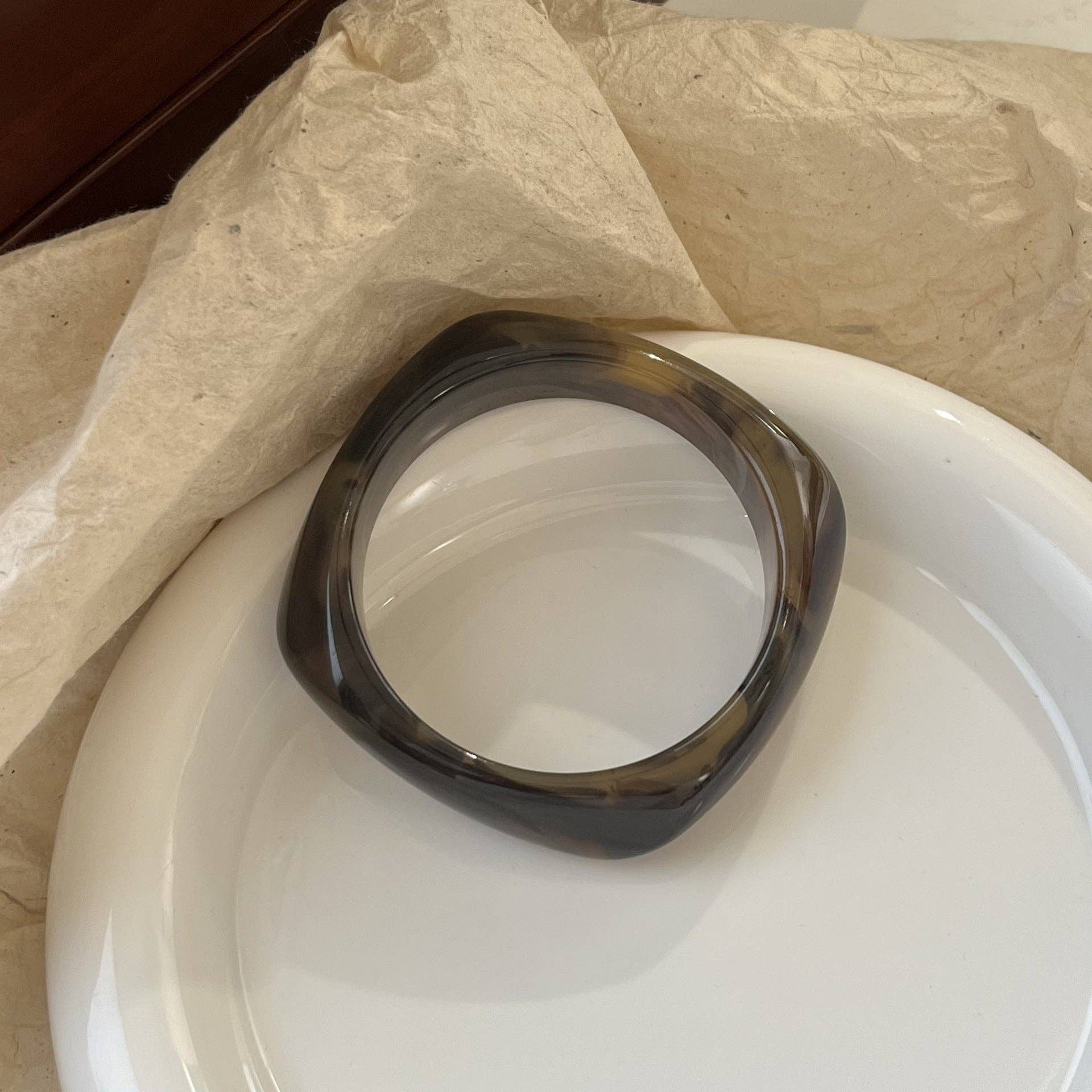 Geometric Polygon Irregular Acrylic Bracelets DP25B568