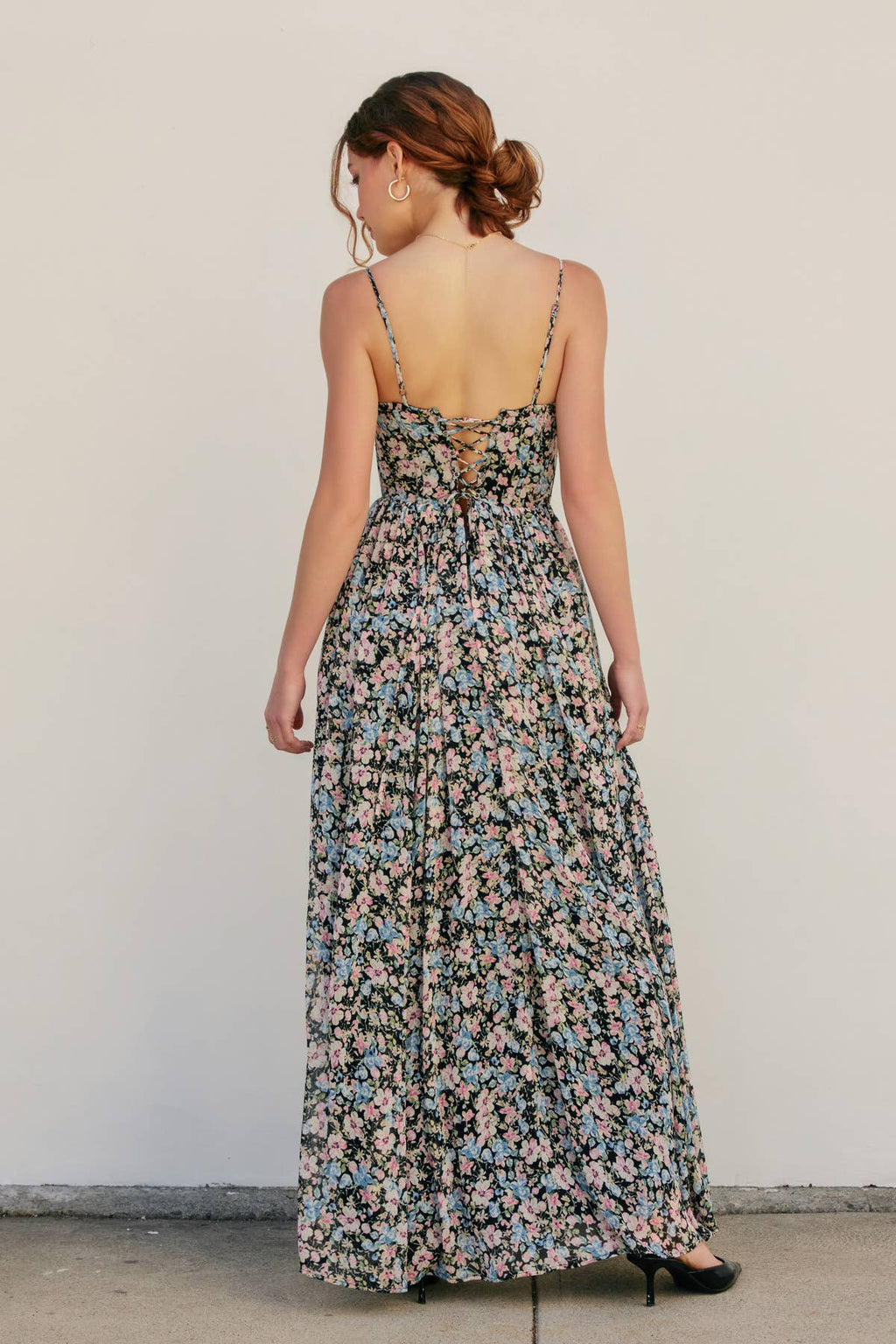 Cotton Candy Corset Maxi Dress