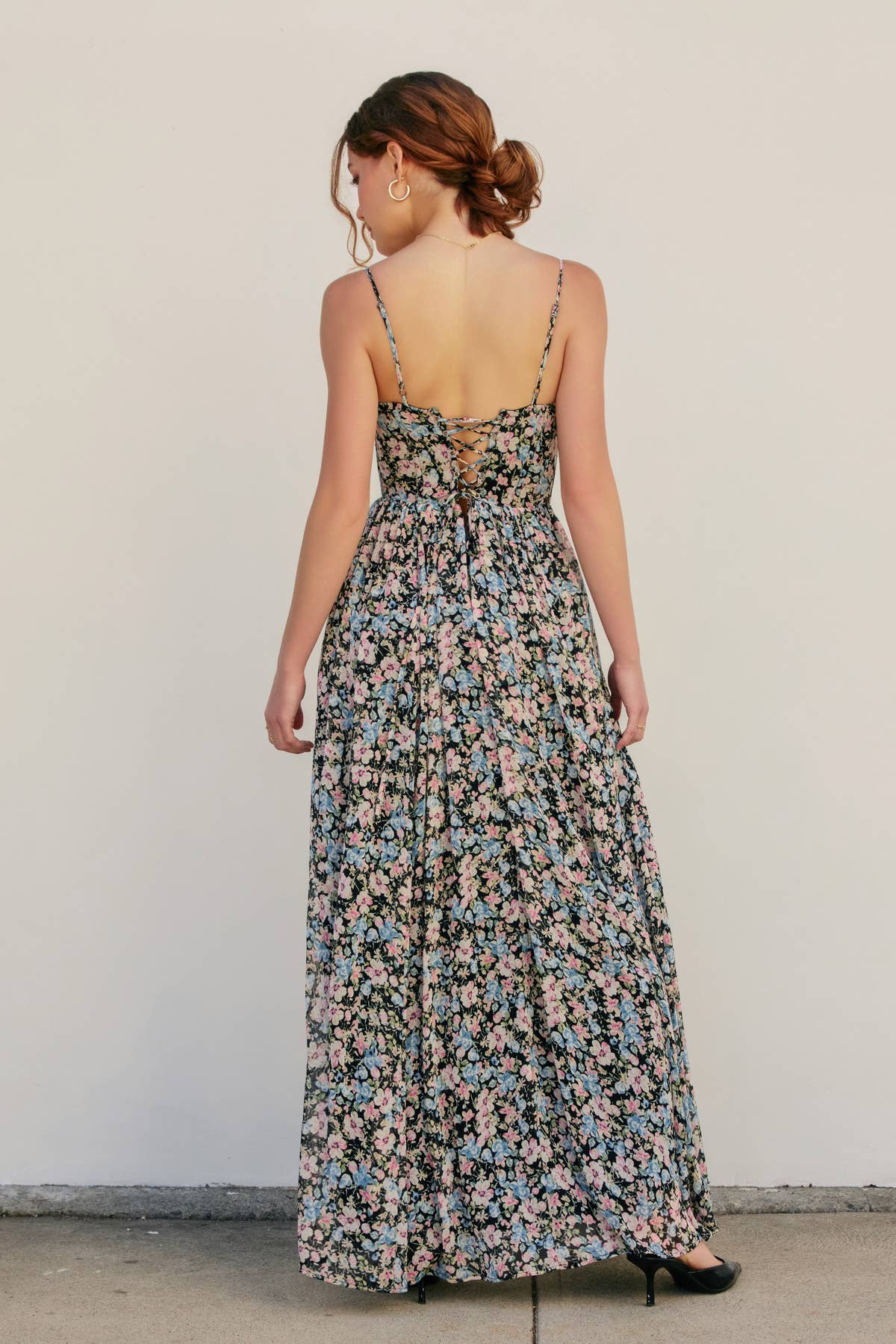 Cotton Candy Corset Maxi Dress