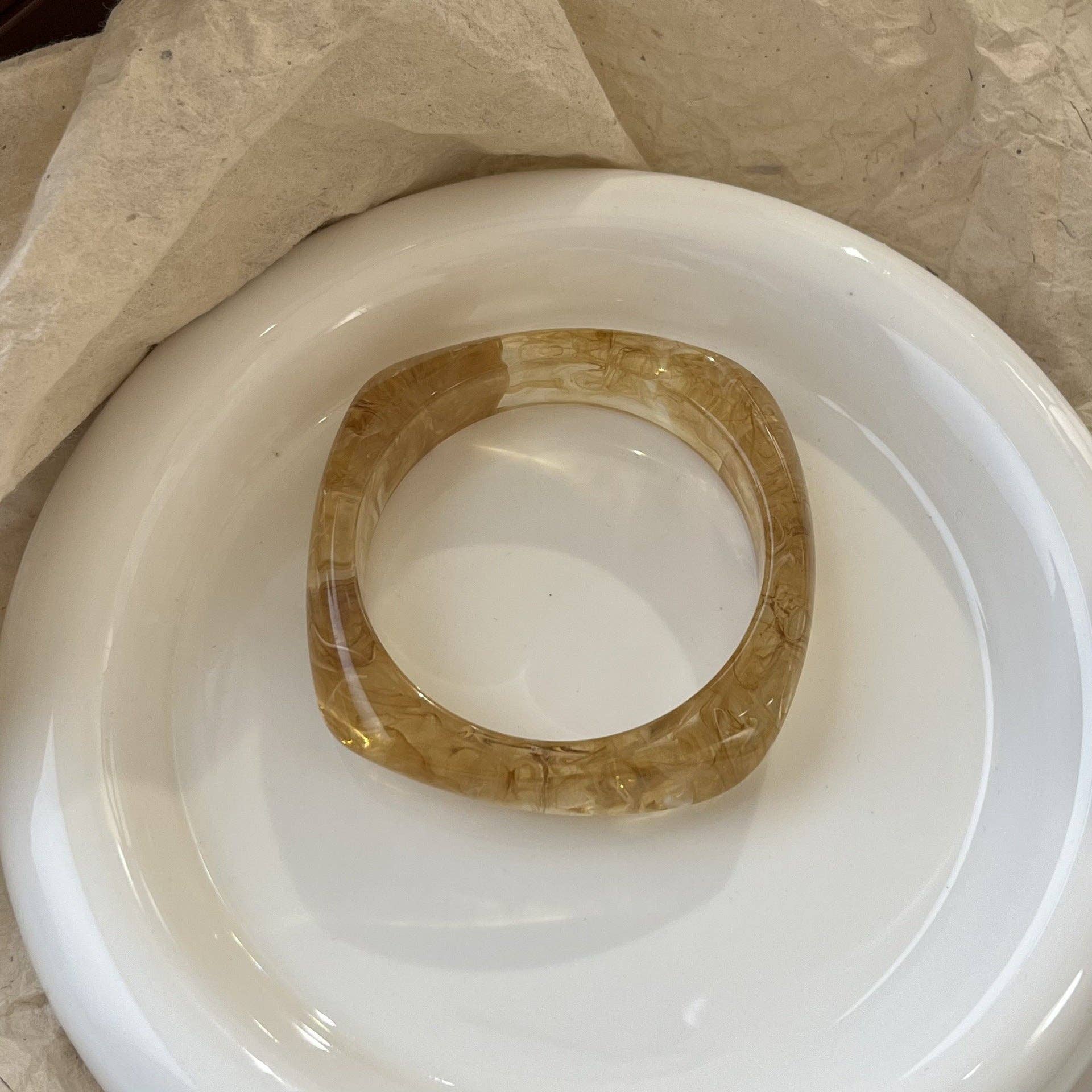 Geometric Polygon Irregular Acrylic Bracelets DP25B568