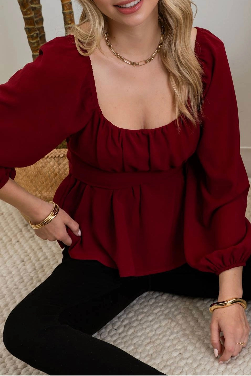 Garnet Grace Peplum