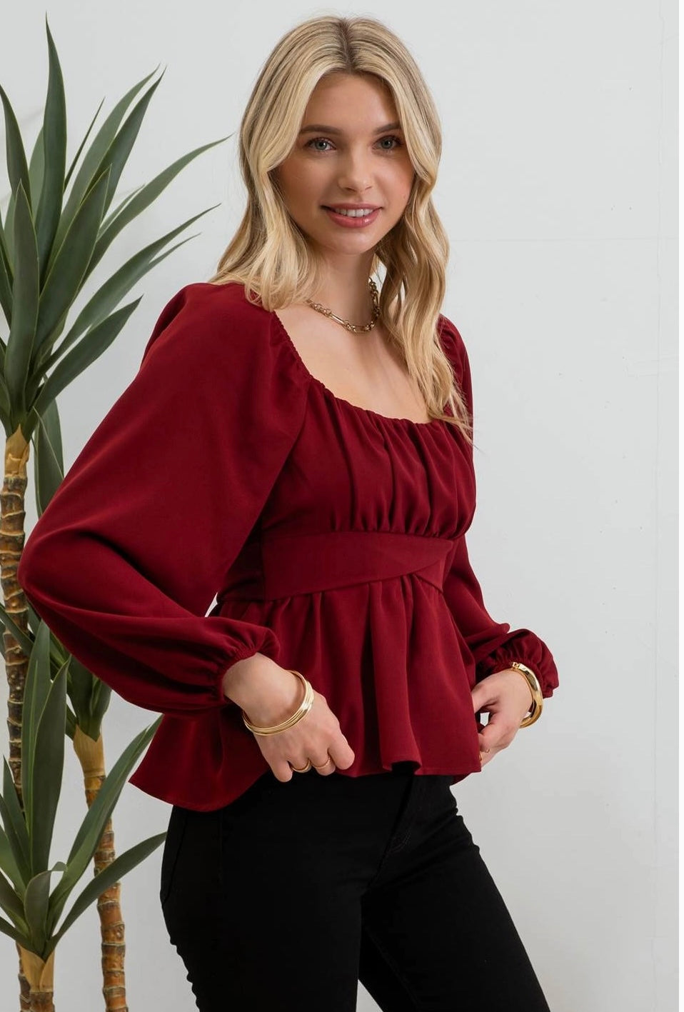 Garnet Grace Peplum