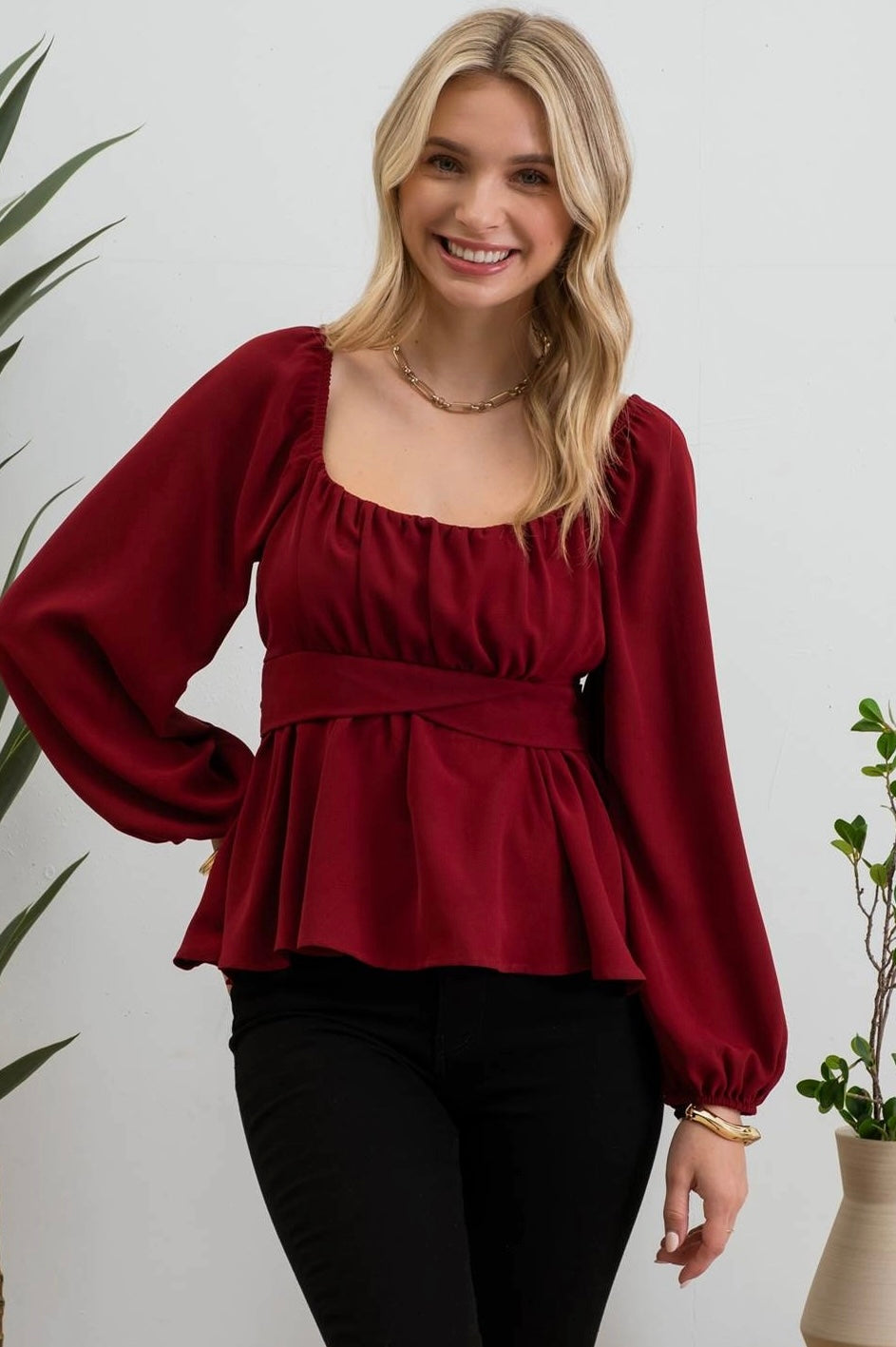 Garnet Grace Peplum