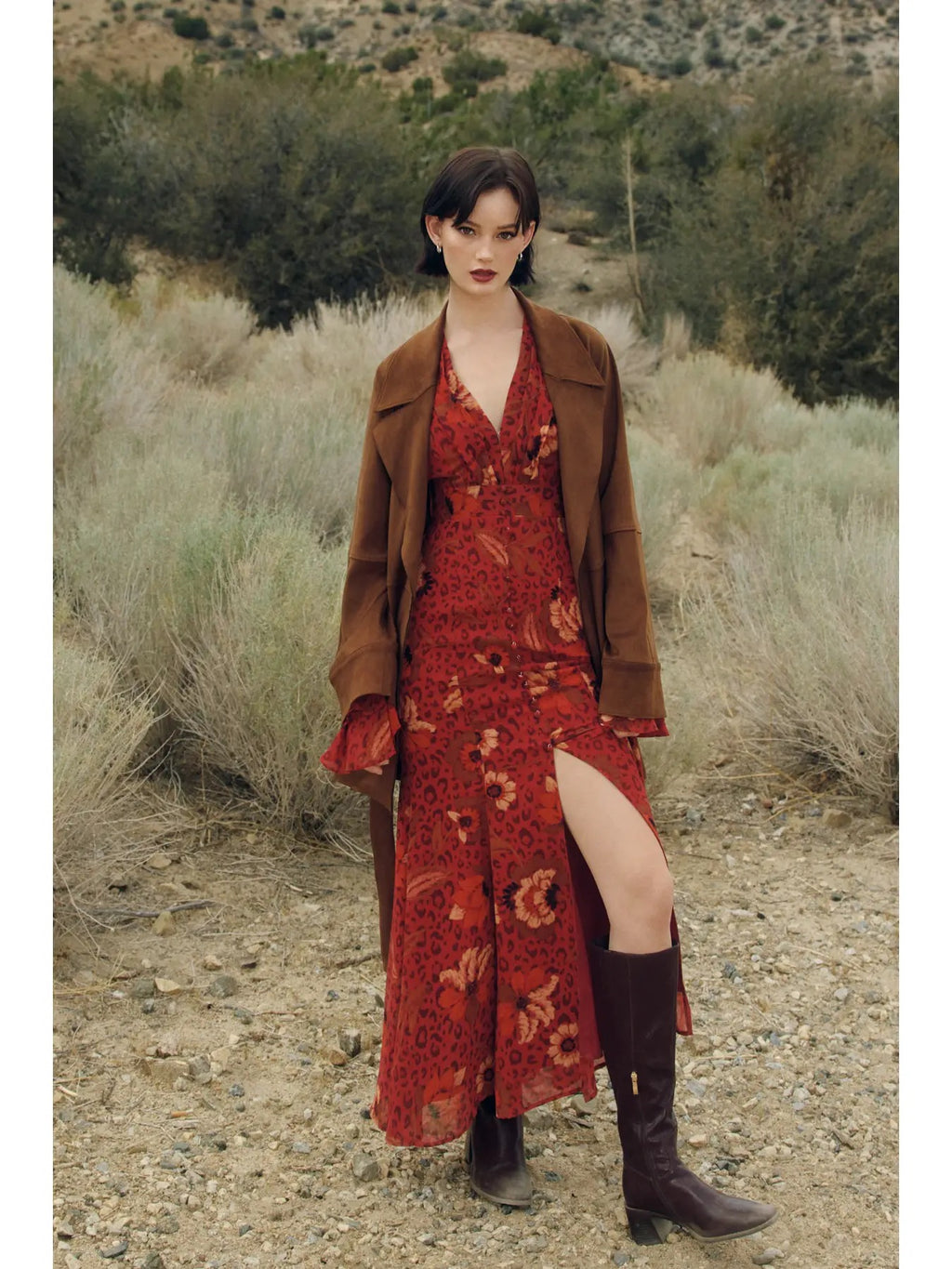 Desert Bloom Boho Maxi