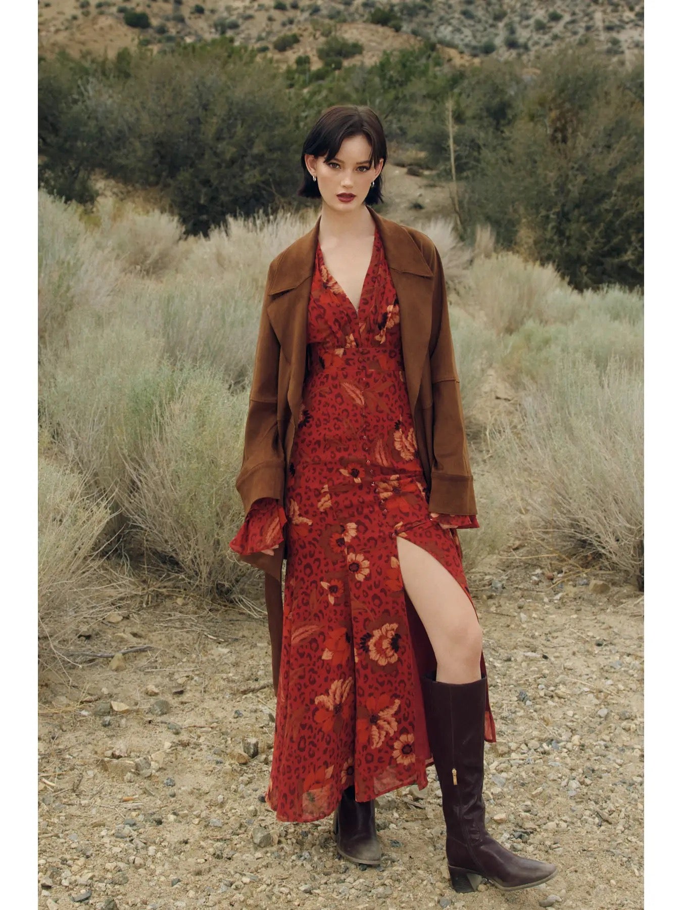 Desert Bloom Boho Maxi