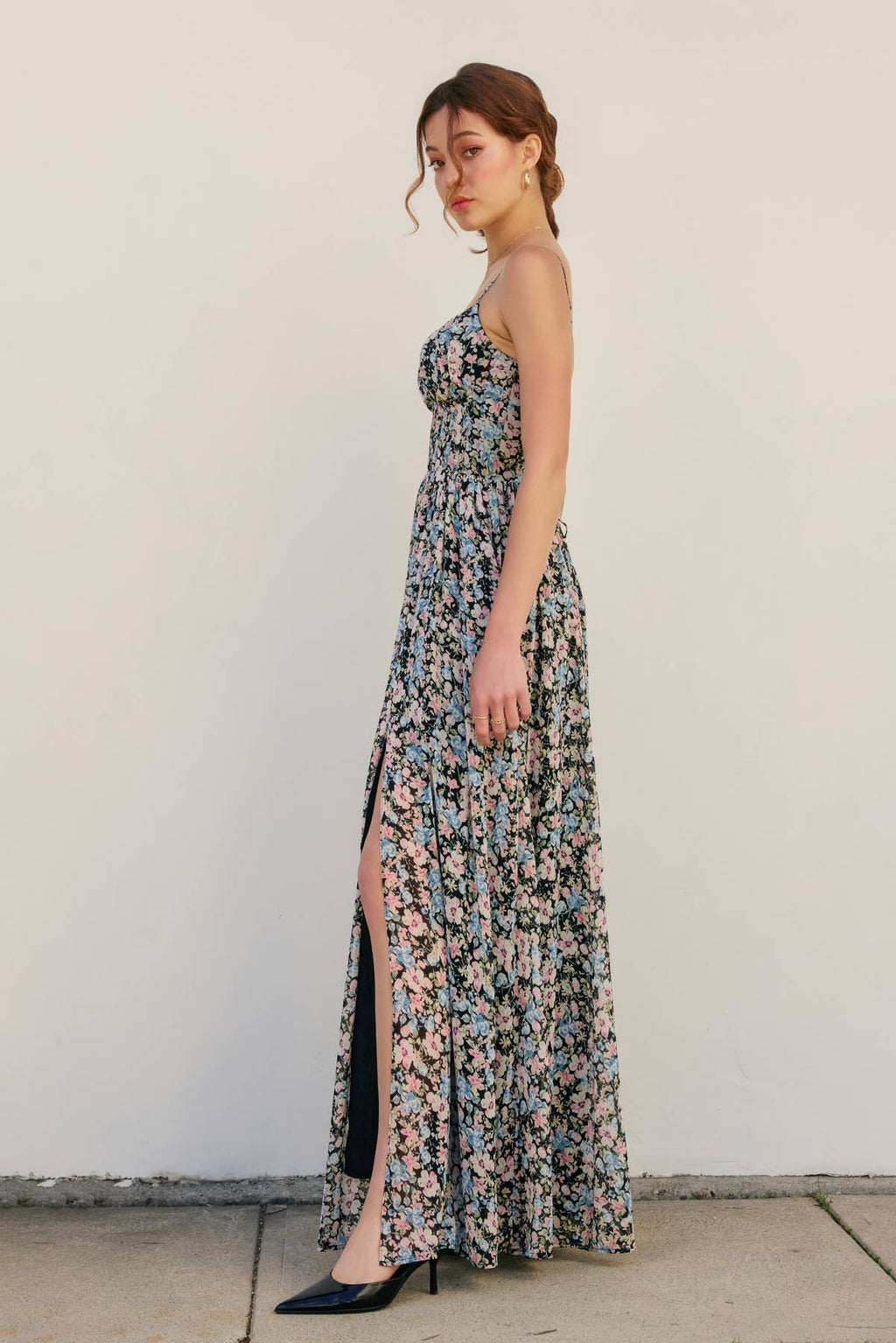 Cotton Candy Corset Maxi Dress