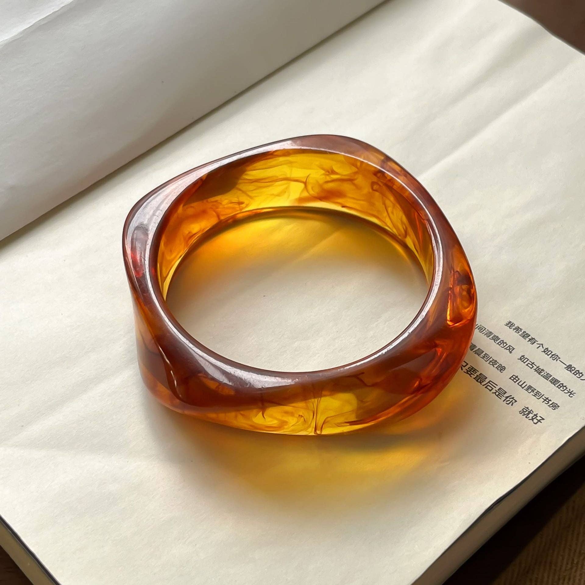 Geometric Polygon Irregular Acrylic Bracelets DP25B568